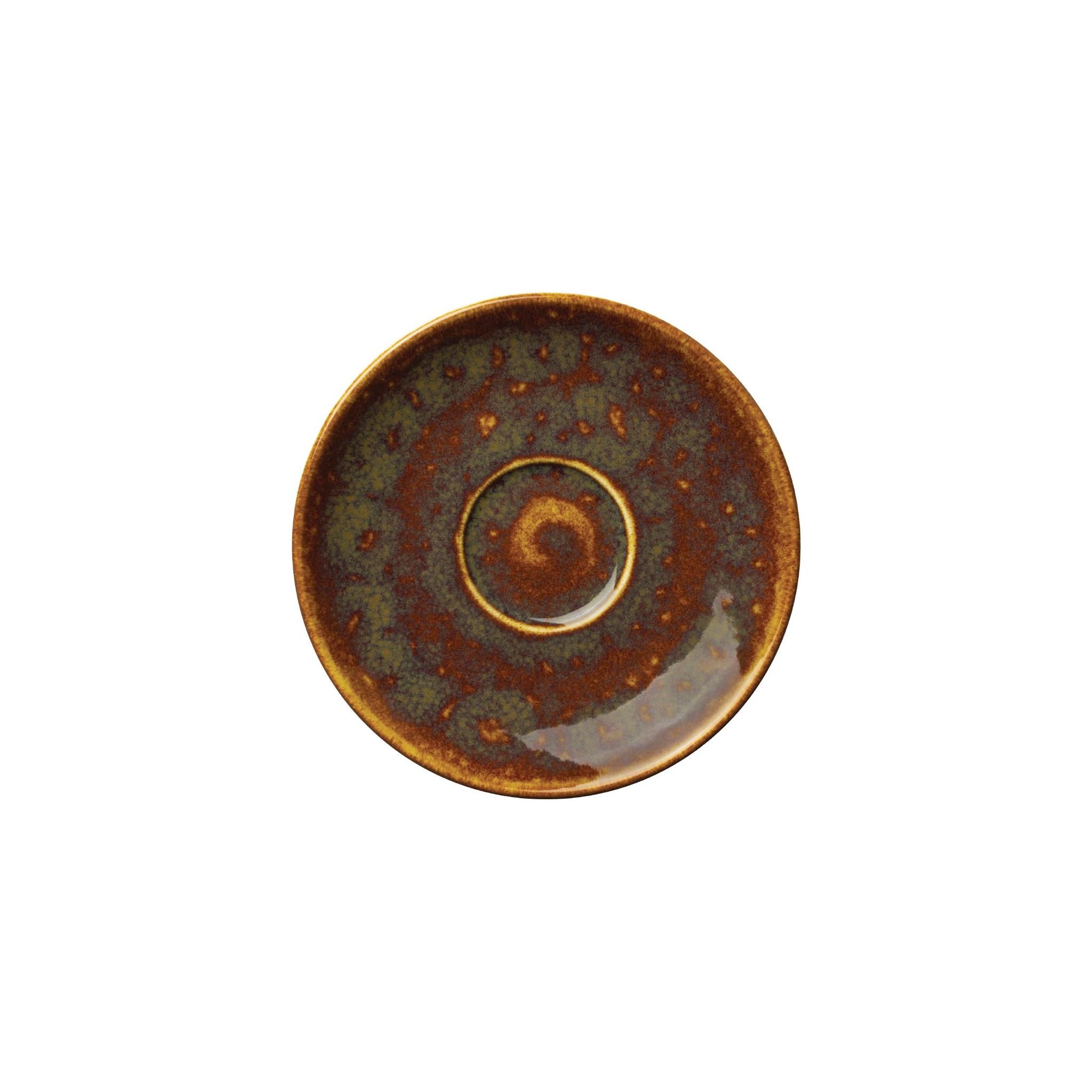 Steelite Vesuvius VV2421 Amber Saucers 152mm (Pack of 12)