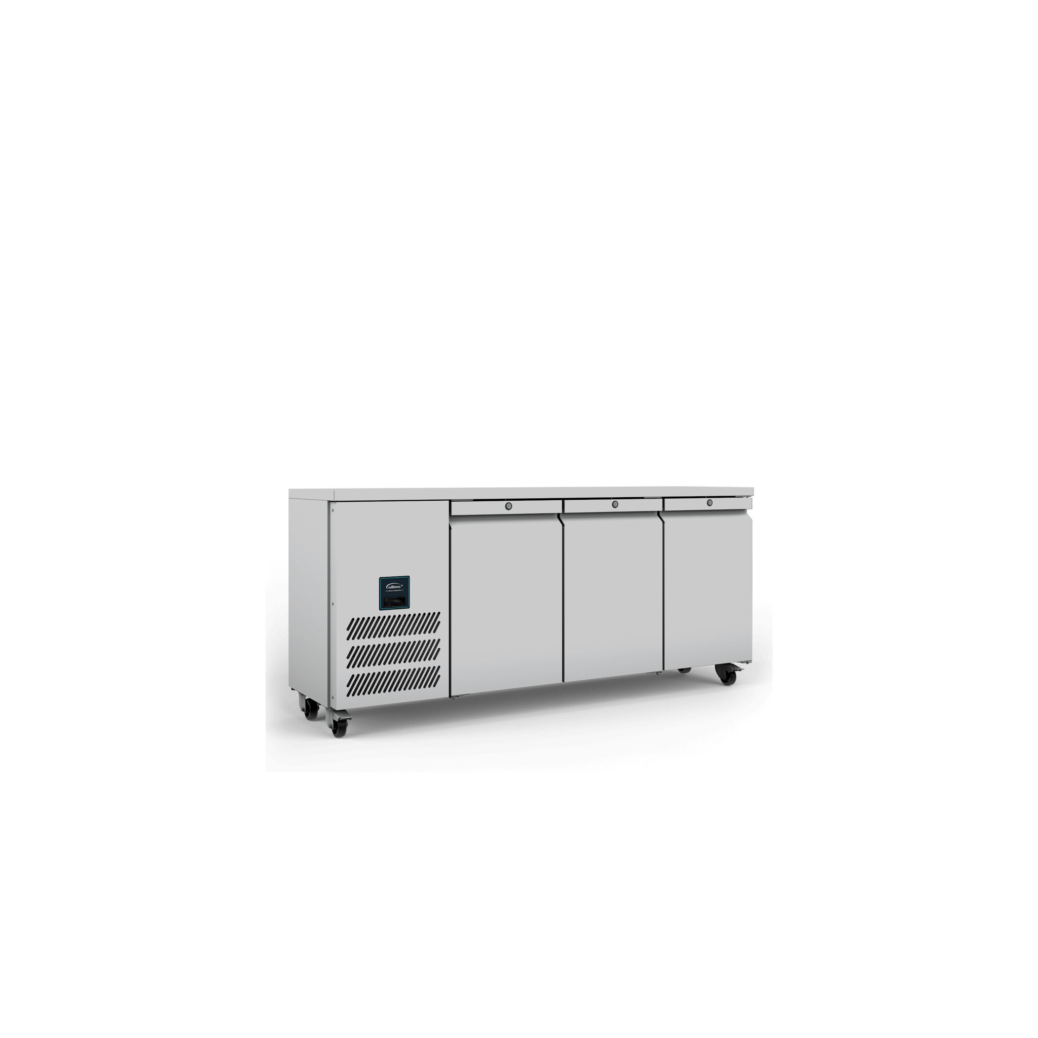 Williams Jade HJSC3-SA Medium Duty 374 Ltr 3 Door Stainless Steel Slimline Refrigerated Prep Counter
