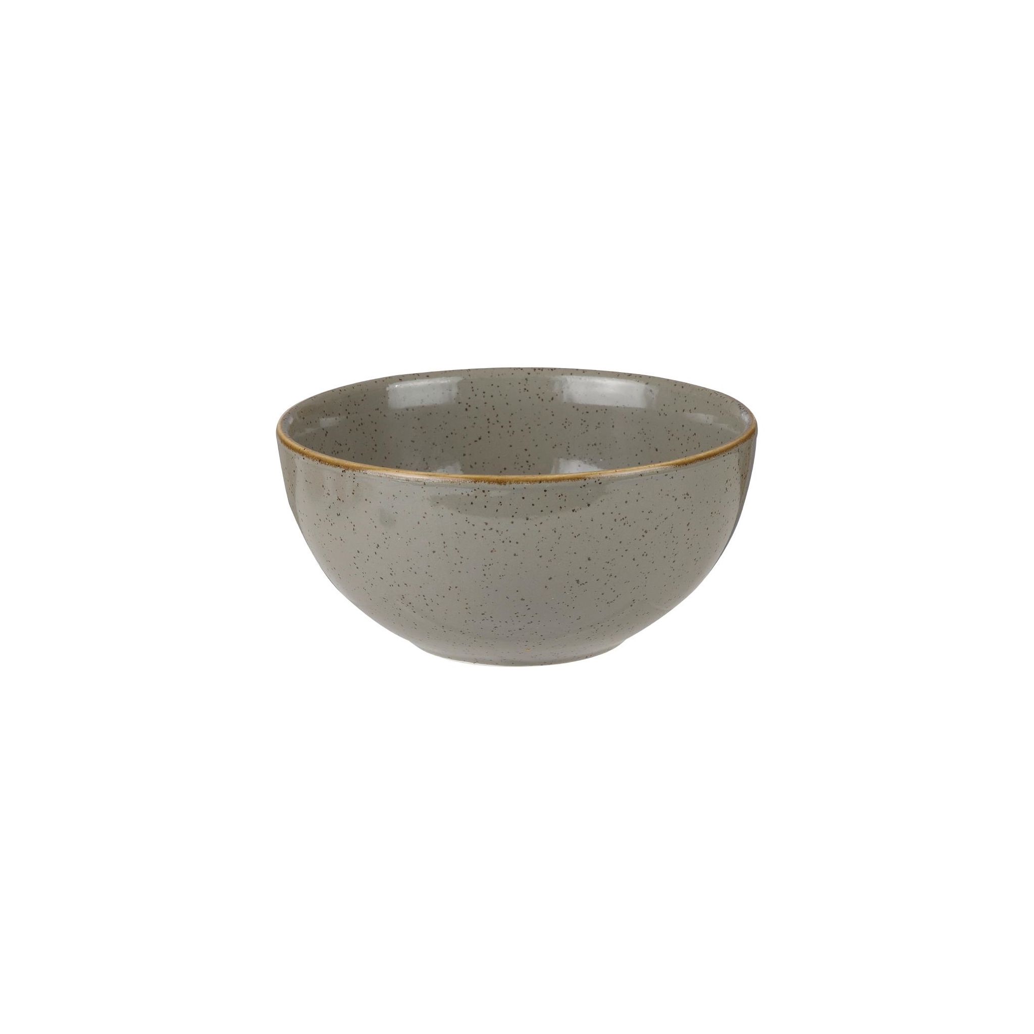 Churchill Stonecast HC833 Round Soup Bowls Peppercorn Grey 132mm (Pack of 12)