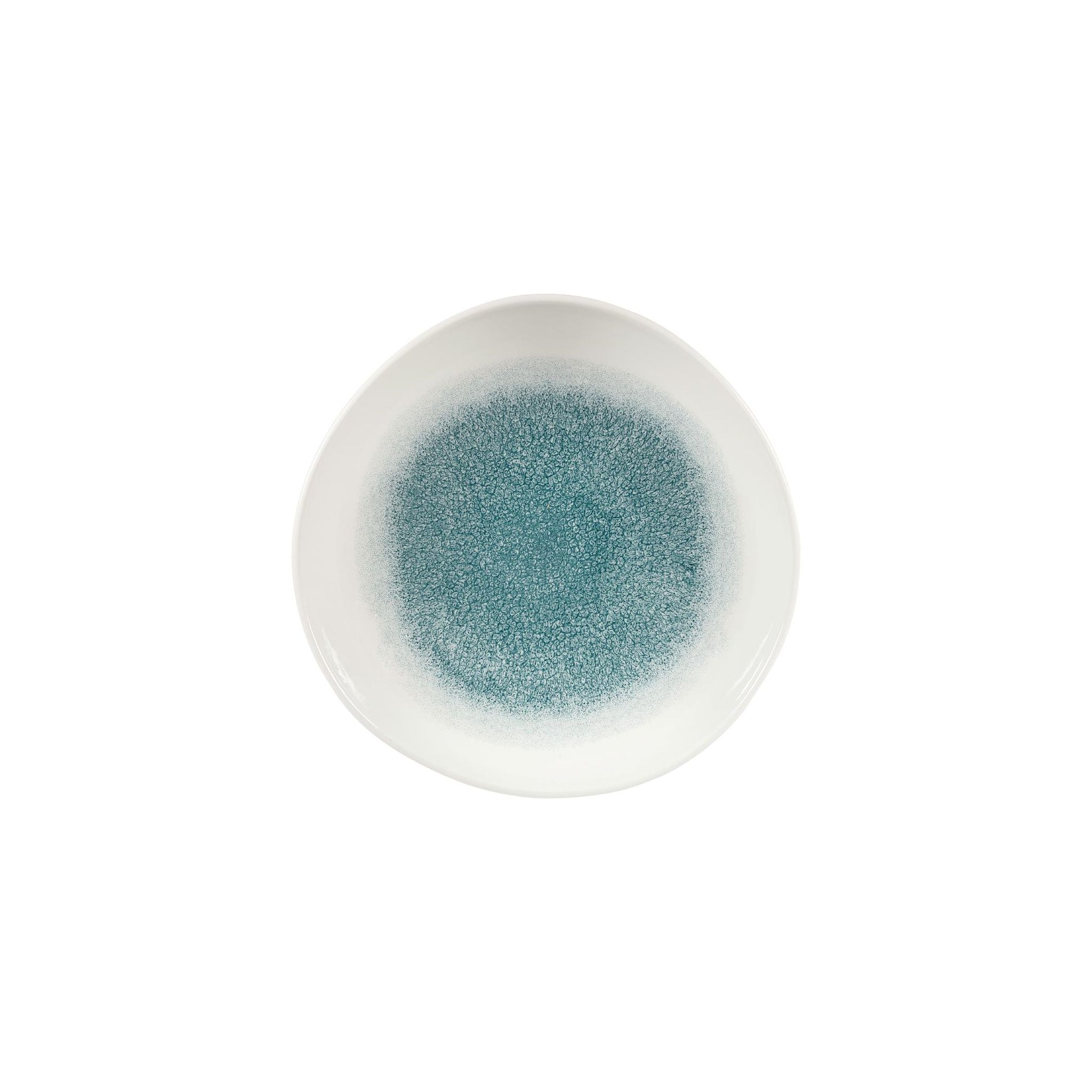 Churchill Studio Prints Raku DY494 Round Trace Plates Jade Green 286mm (Pack of 12)