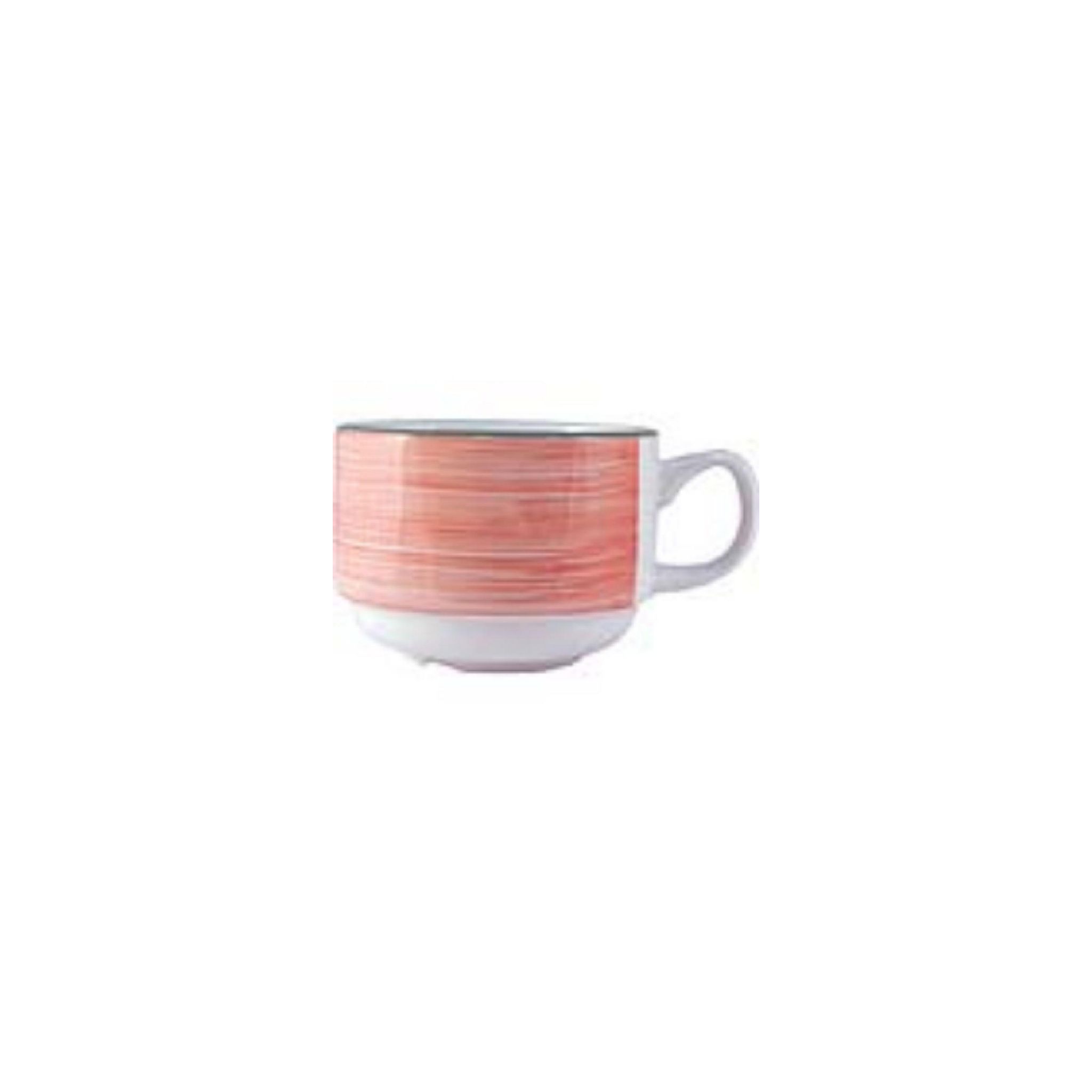 Steelite Rio V3158 Pink Slimline Stacking Cups 200ml (Pack of 36)
