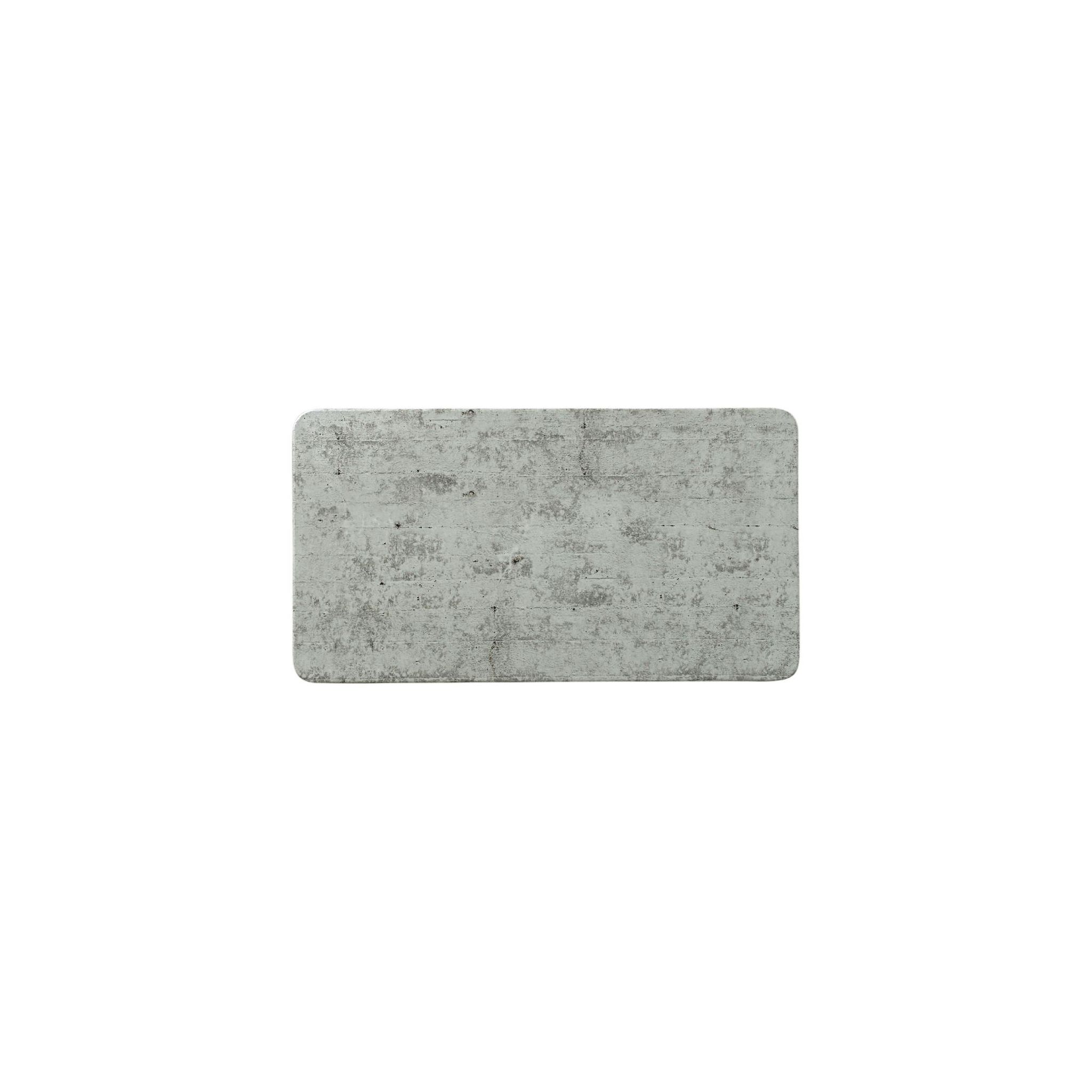 Steelite Concrete VV1088 Rectangular Melamine Platters 1/3GN (Pack of 3)