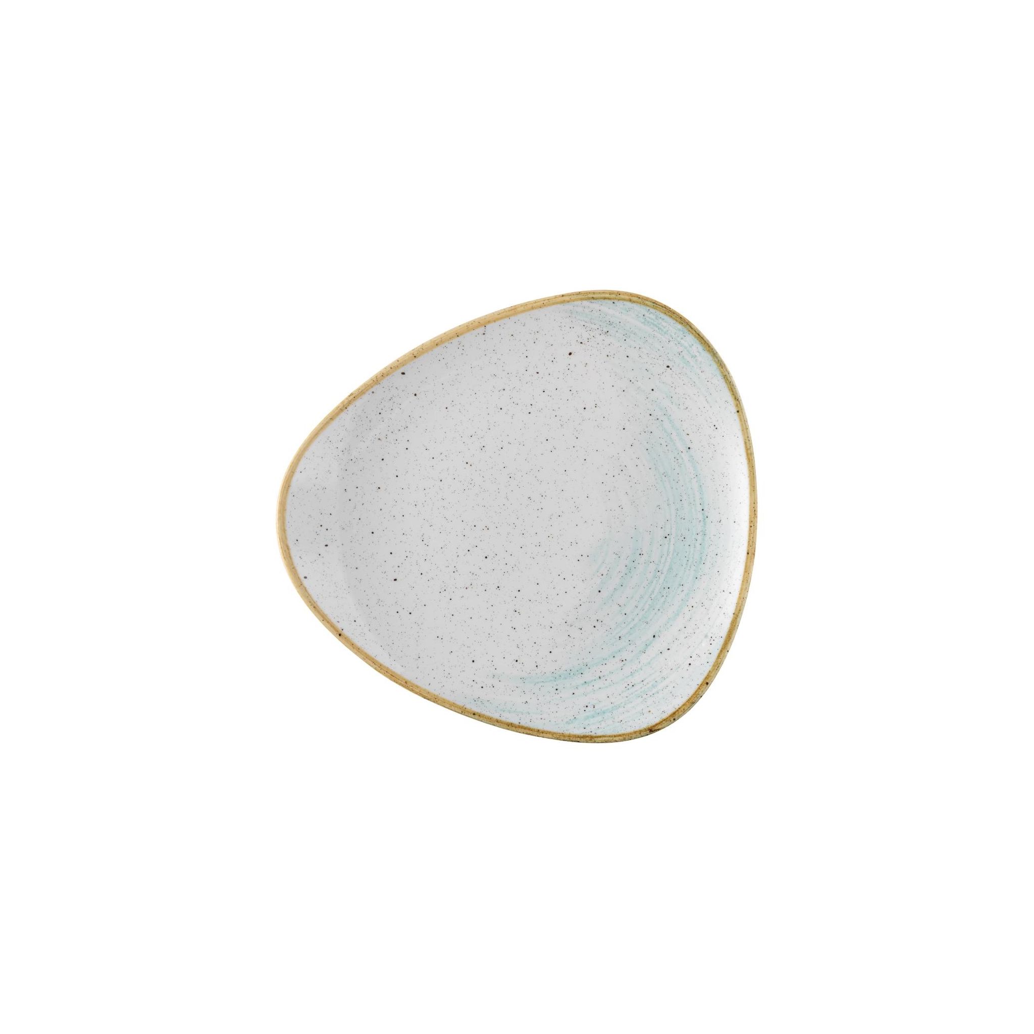Churchill Stonecast Accents FS862 Lotus Plates Duck egg 254mm (Pack of 12)