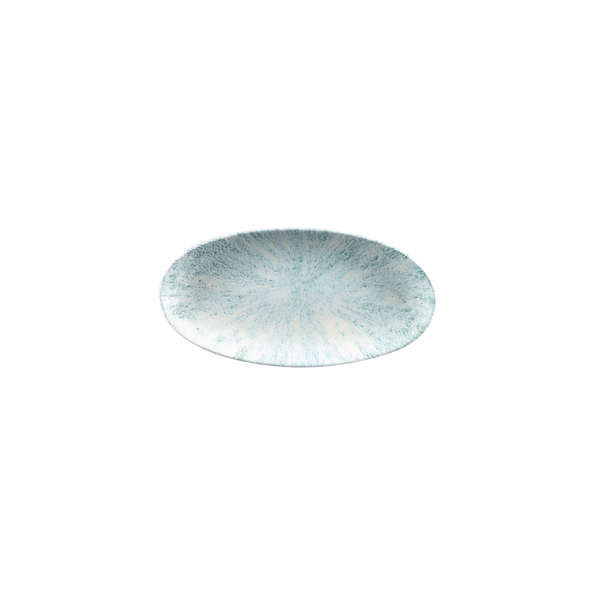 Churchill Studio Prints Stone FC146 Chefs Plates Aquamarine 299 x 150mm (Pack of 12)
