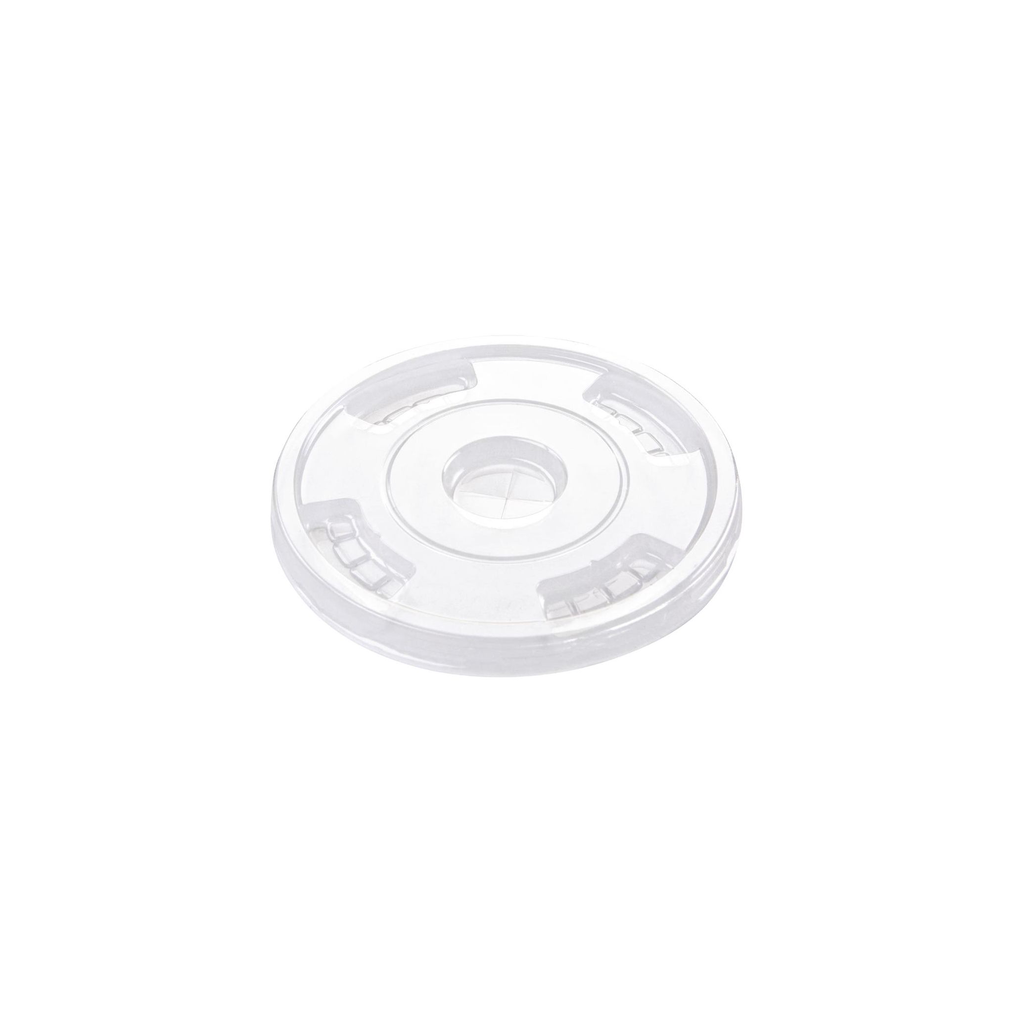 Fiesta Compostable FA346 Flat Lids To Fit 340ml,454ml & 568ml Cold Cups (Pack of 1000)