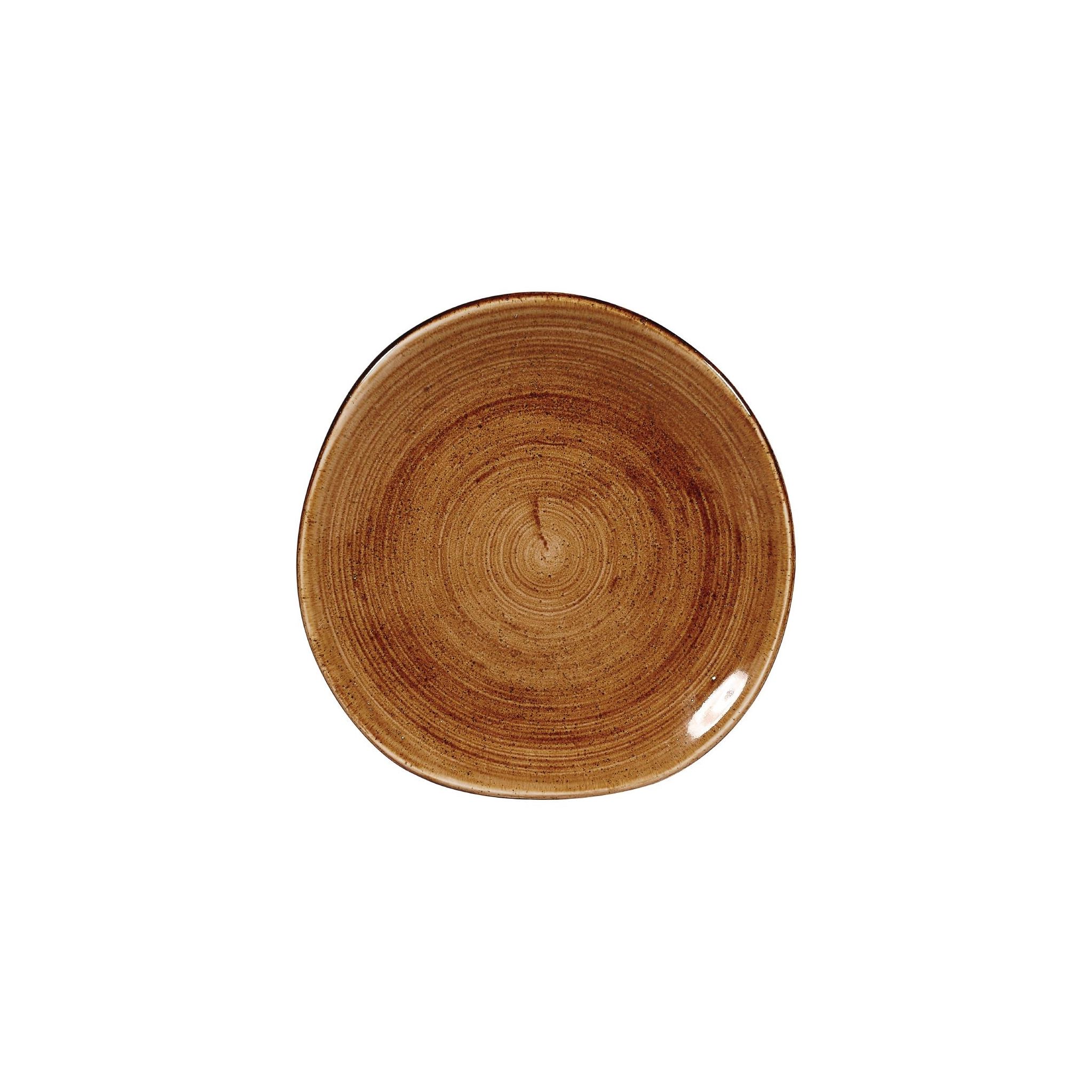 Churchill Stonecast Patina FA604 Organic Round Plates Vintage Copper 186mm (Pack of 12)