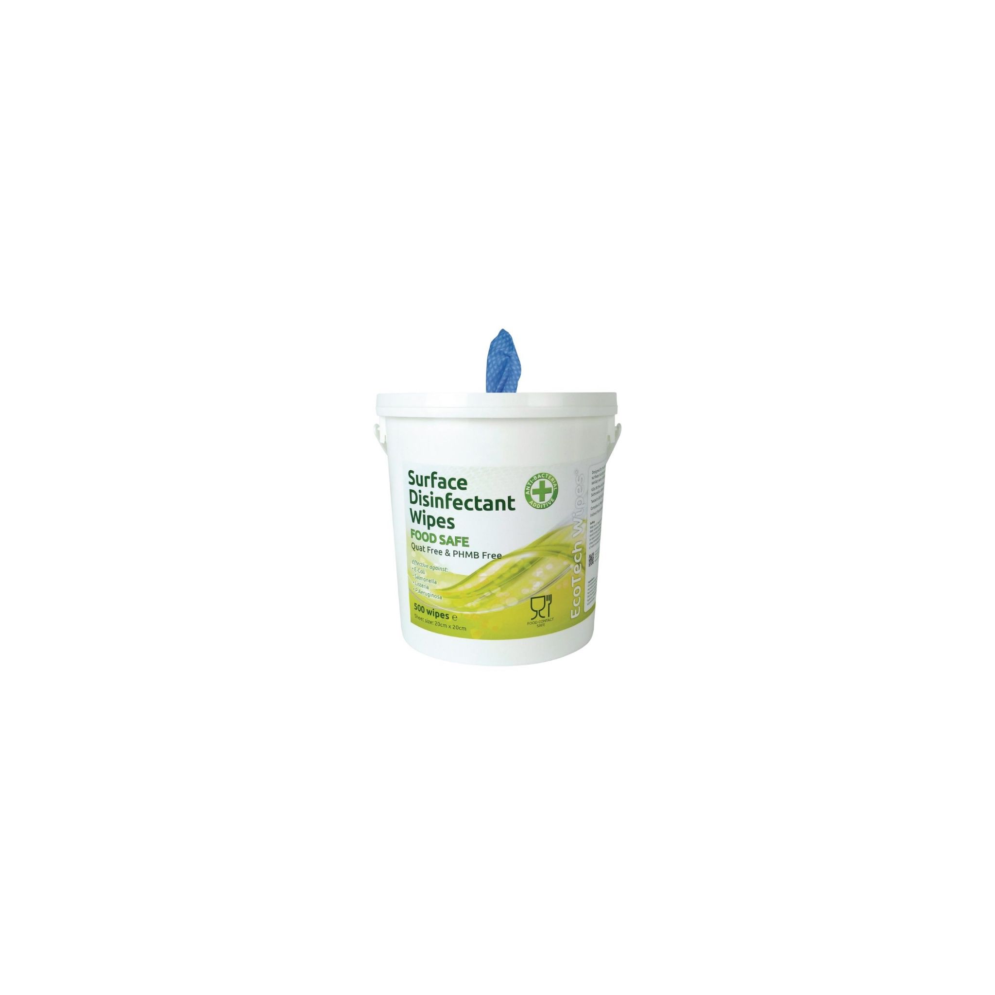 EcoTech DA301 Quat-Free Surface Disinfectant Wipes Bucket (500 Pack)