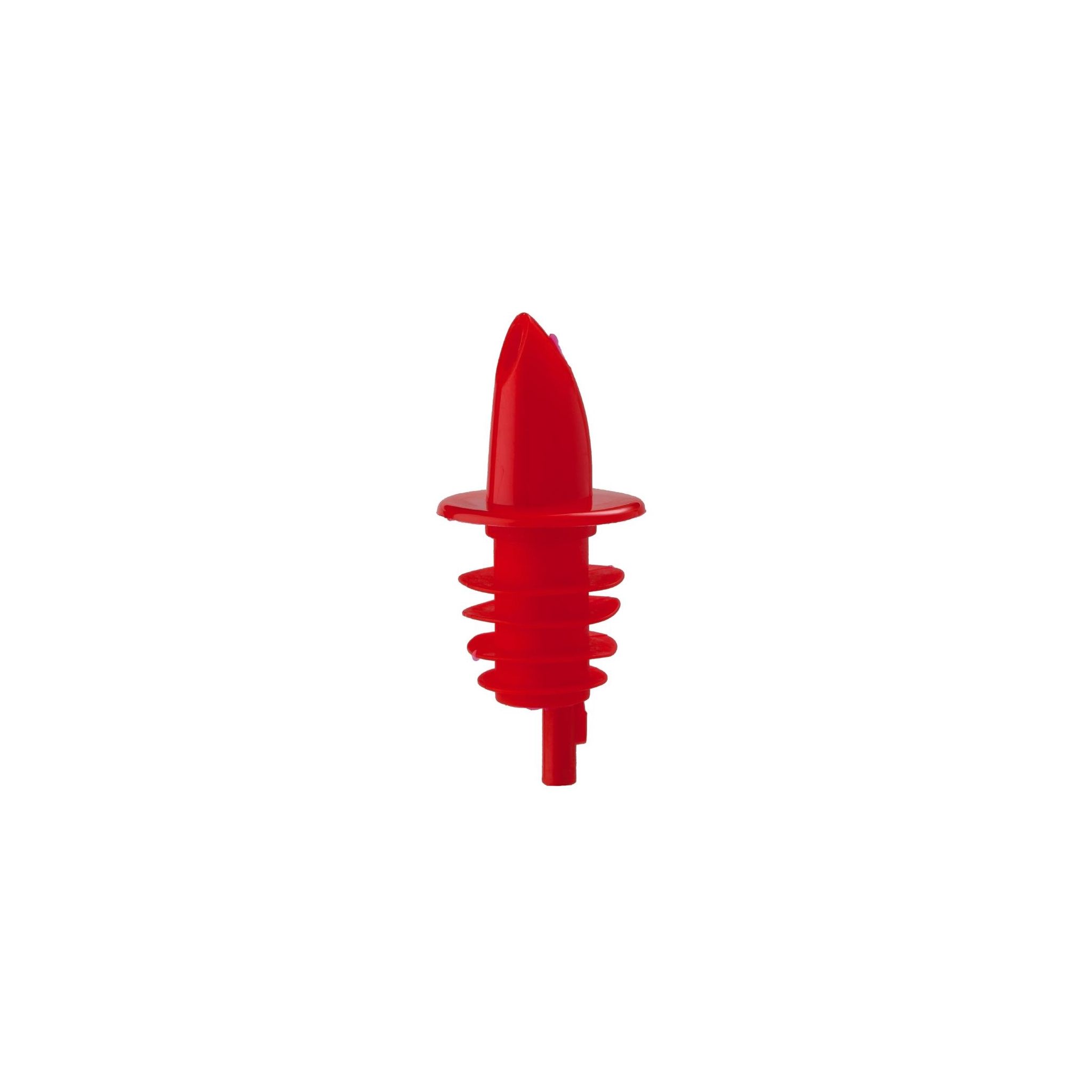 Beaumont CZ317 Red Economy Freeflow Pourer (Pack of 10)