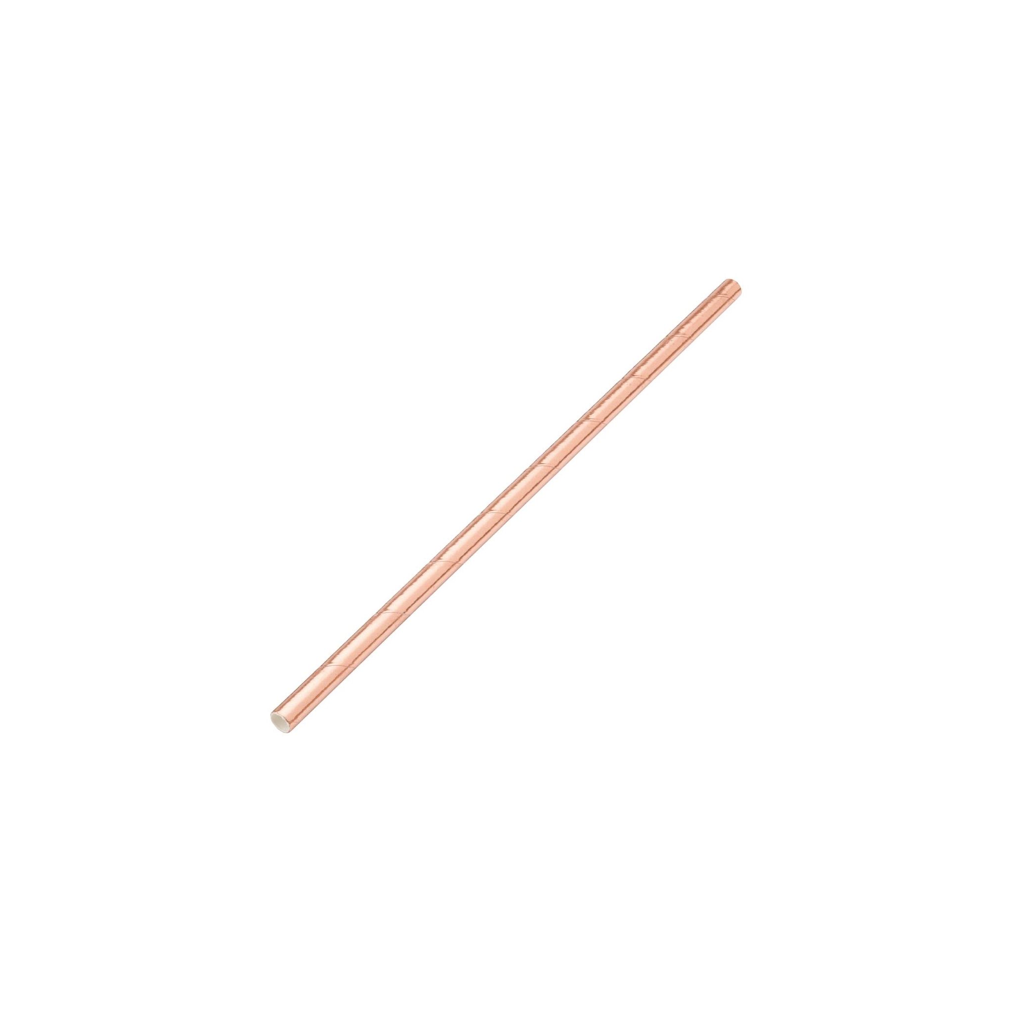 Utopia DW194 Biodegradable Paper Straws Copper 200mm (Pack of 250)