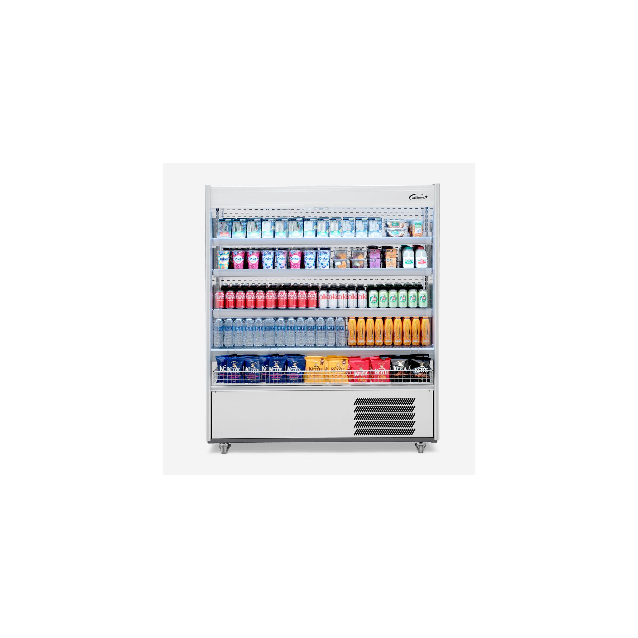 Williams Gem R150-SCN 1510mm Wide Refrigerated Slimline Multideck Display Fridge With Nightblind
