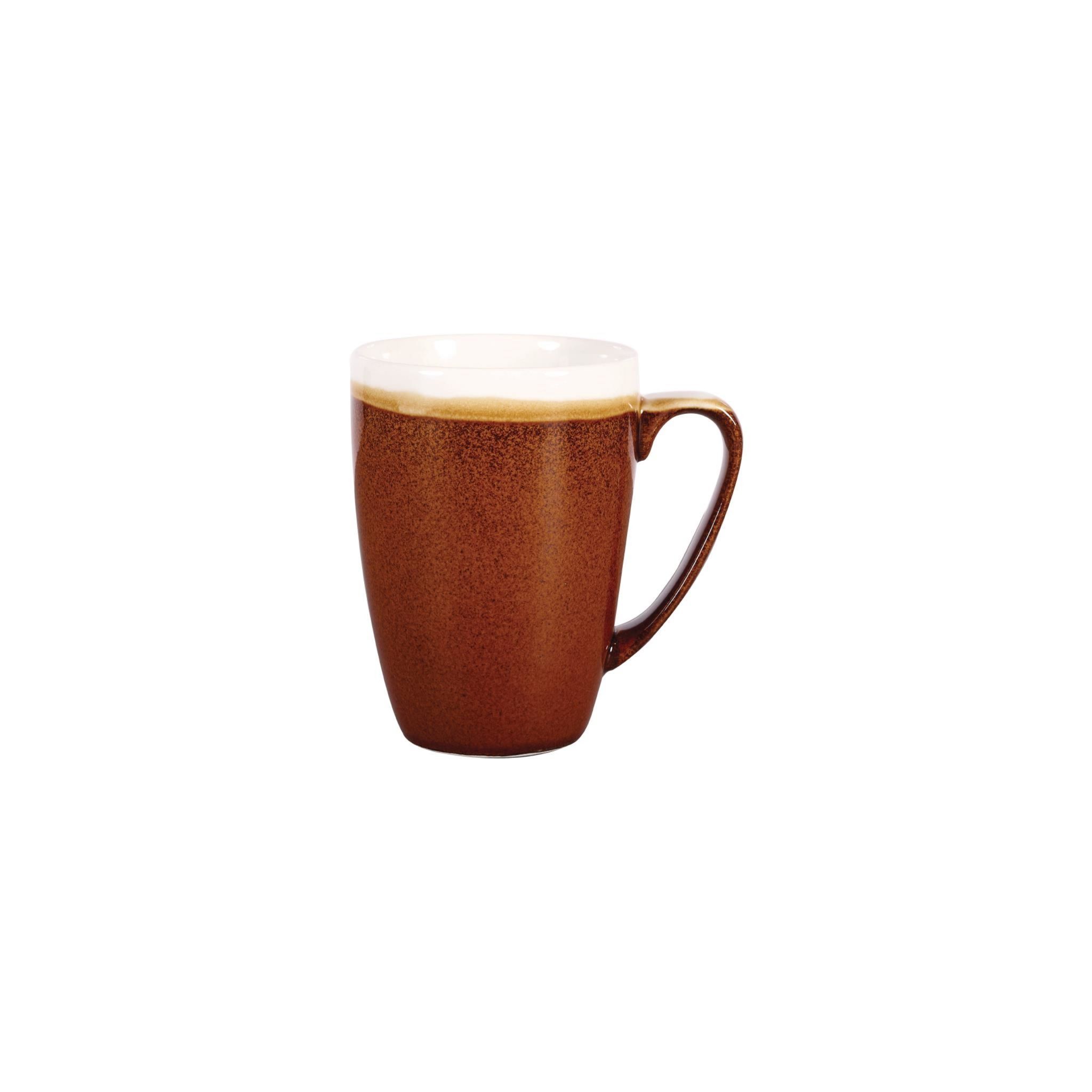 Churchill Monochrome Profile DR680 Mugs Cinnamon Brown 340ml (Pack of 12)