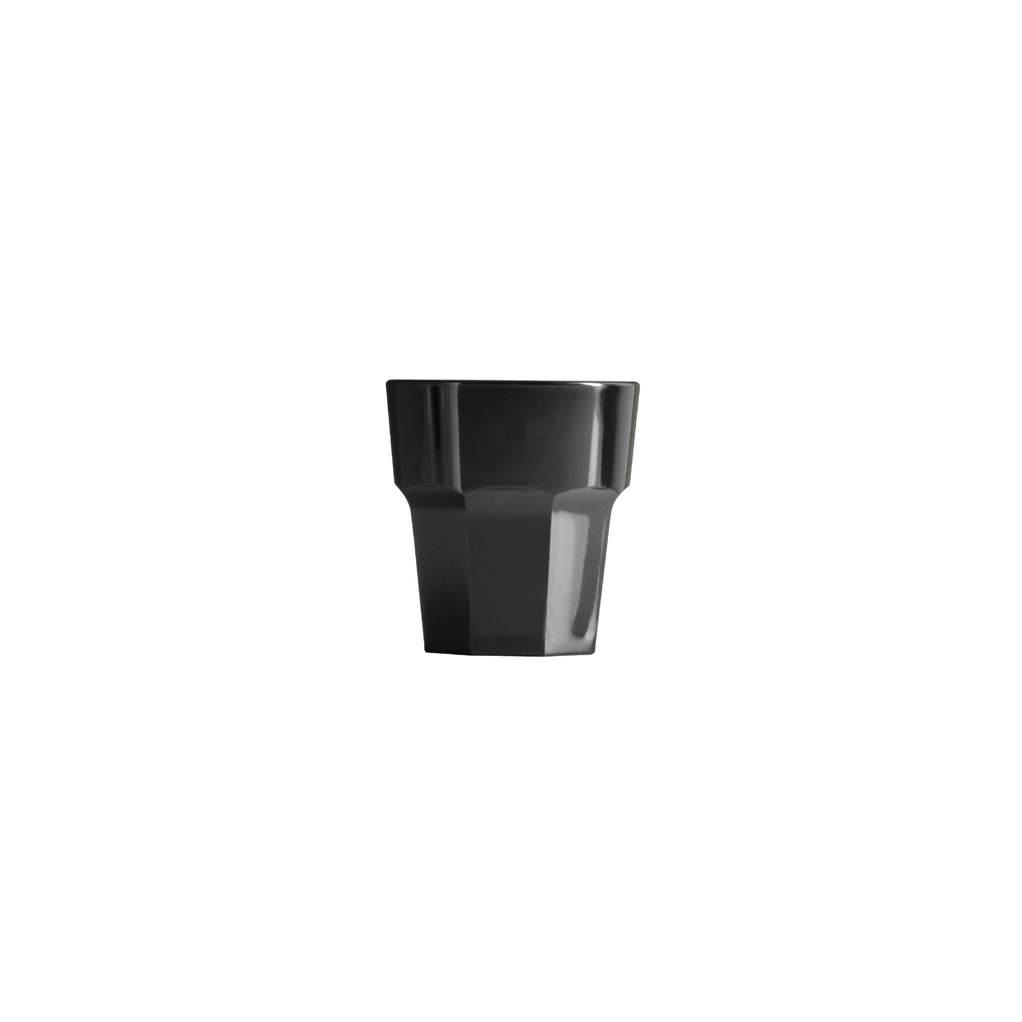 BBP DC413 Polycarbonate Rocks Tumblers 256ml Black (Pack of 36)