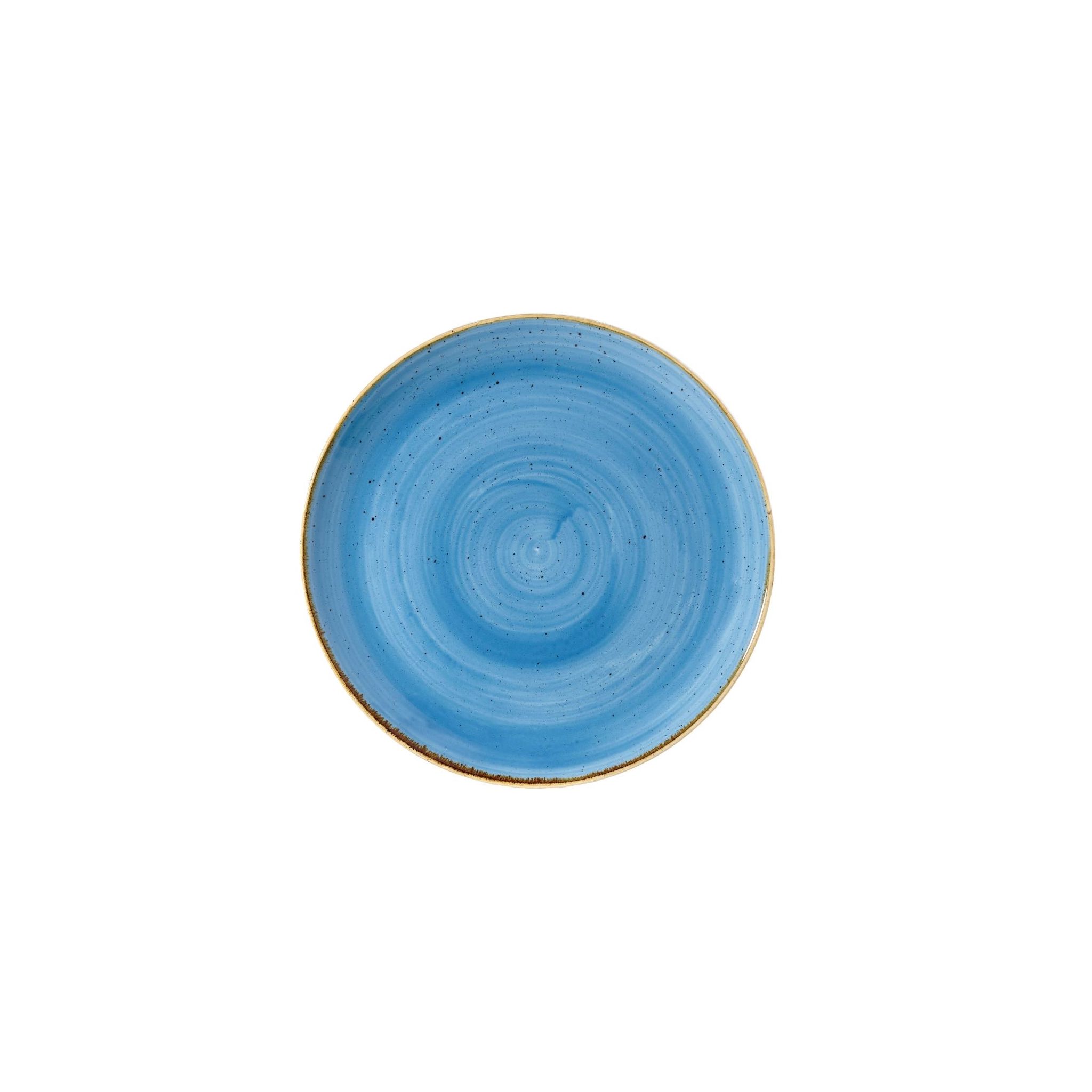 Churchill Stonecast DF764 Round Coupe Plates Cornflower Blue 288mm (Pack of 12)