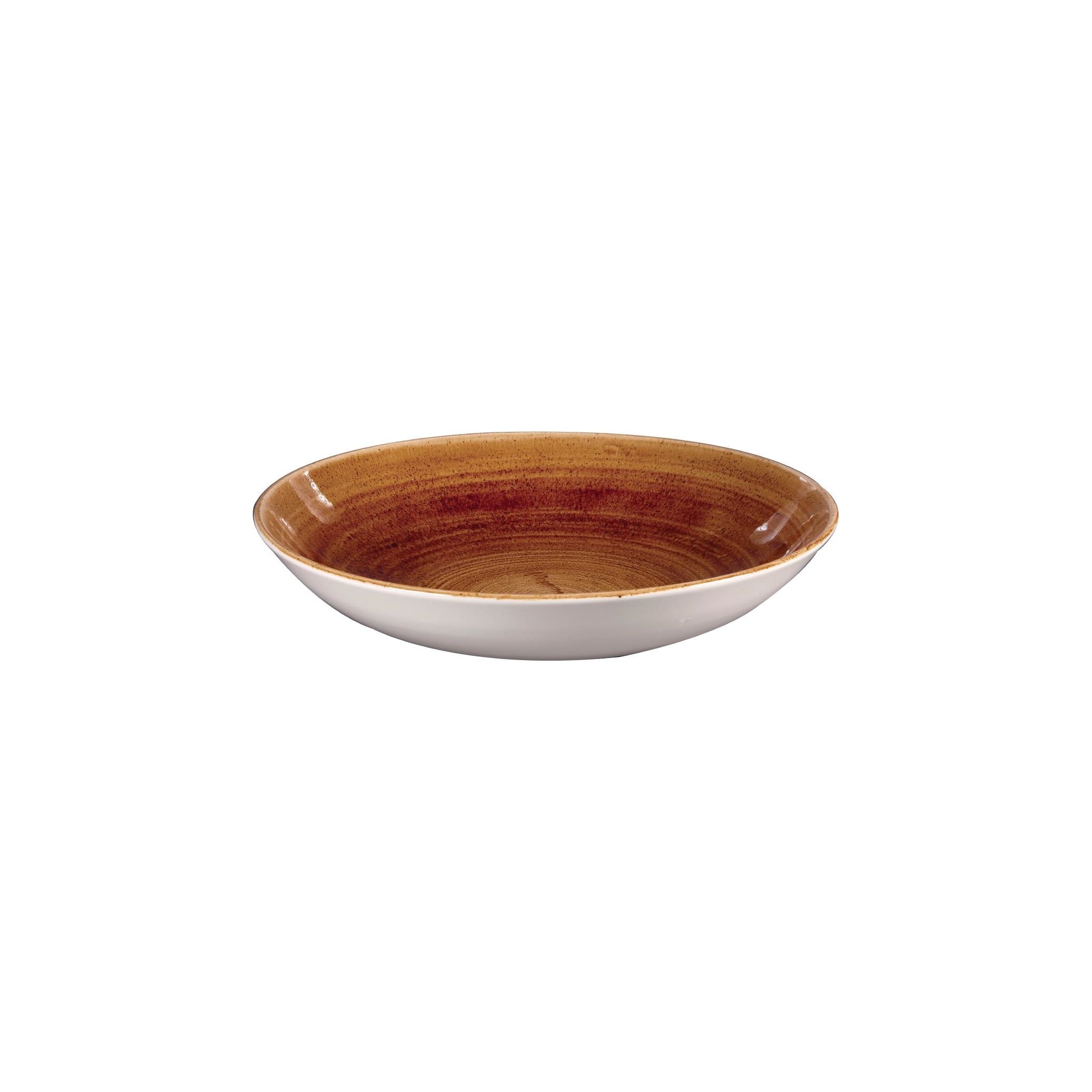 Churchill Stonecast Patina DR664 Coupe Bowls Vintage Copper 248mm (Pack of 12)