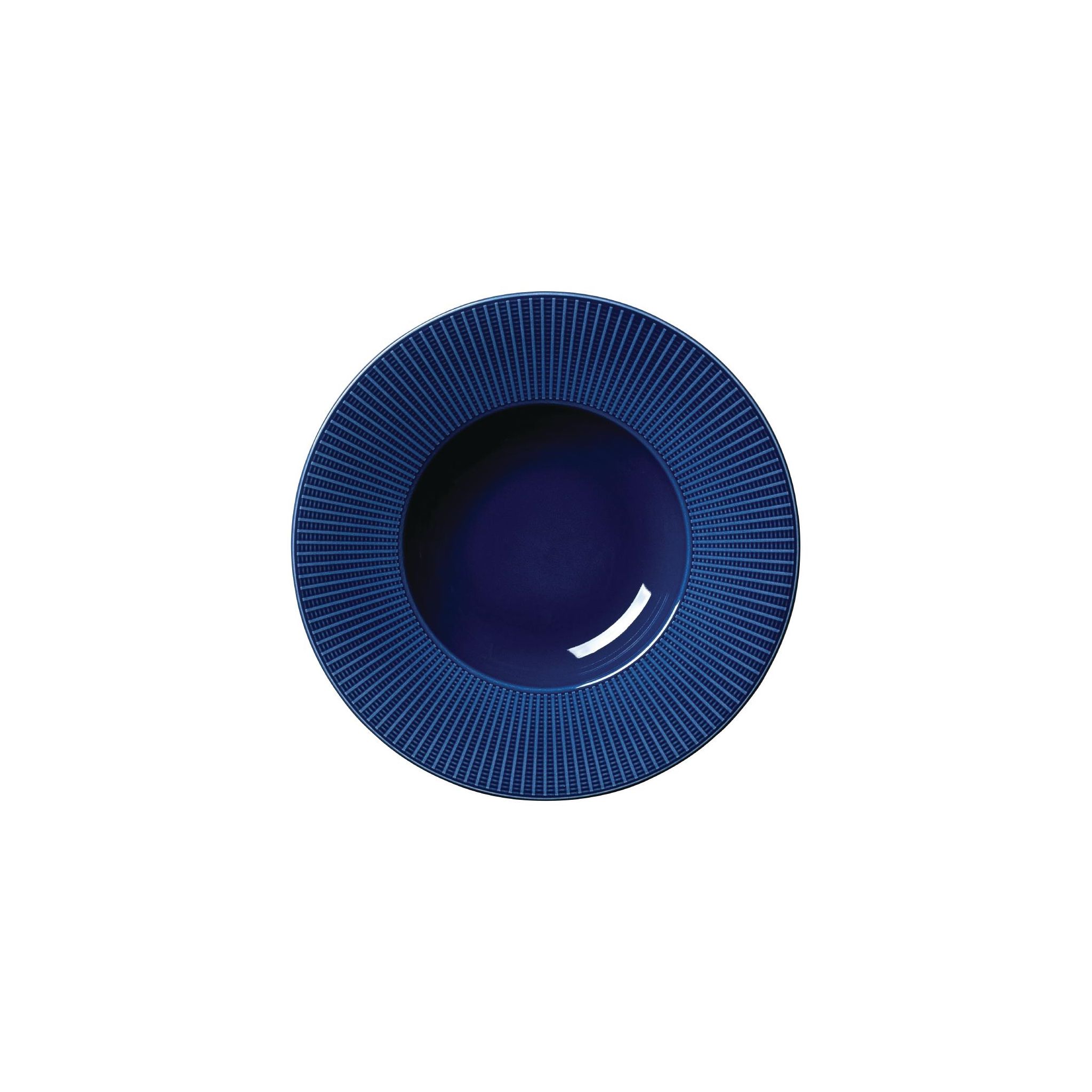 Steelite Willow VV1807 Azure Gourmet Deep Rimmed Bowls Blue 285mm (Pack of 6)