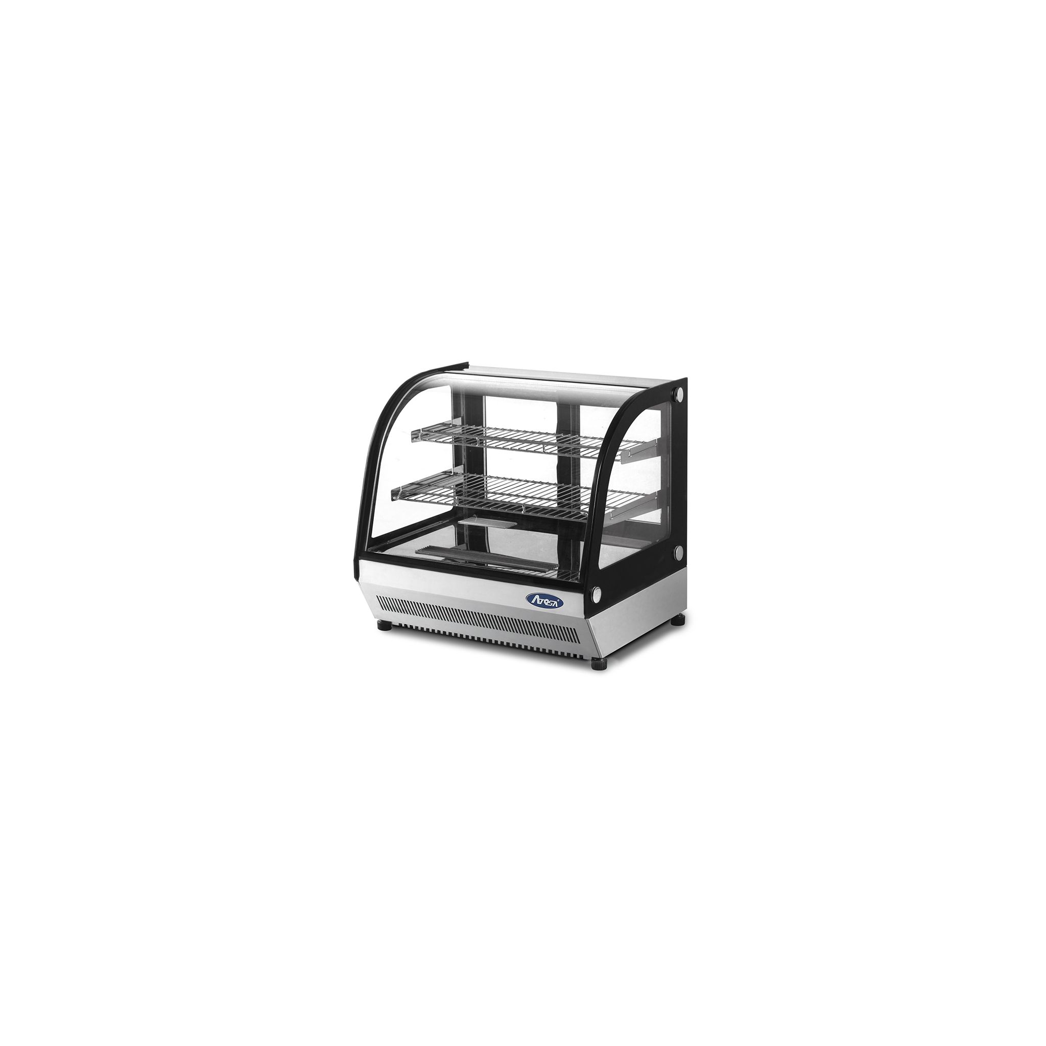 Atosa WTY130L 130 Ltr Countertop Curved Glass Refrigerated Display Case
