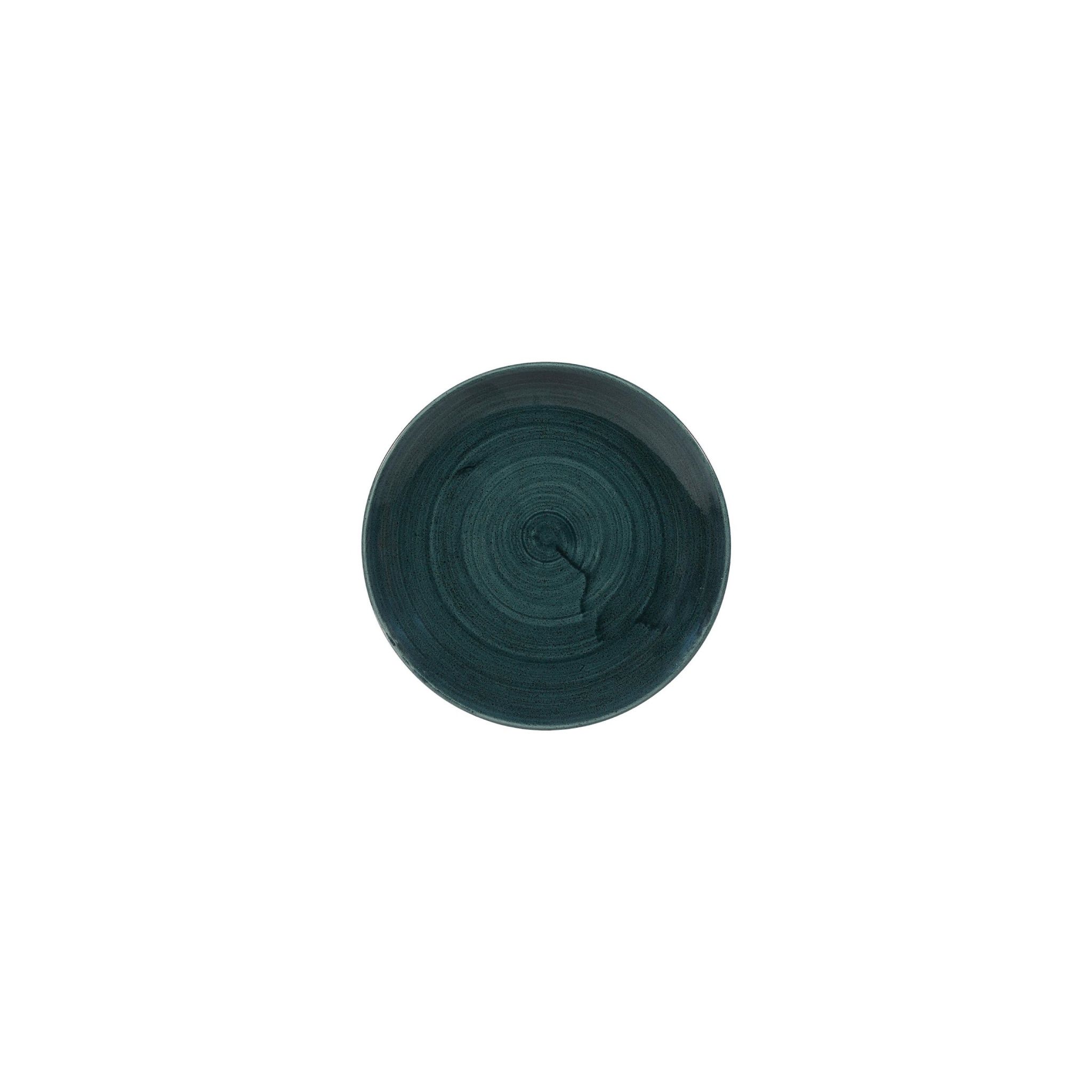 Churchill Stonecast Patina FA594 Coupe Plates Rustic Teal 217mm (Pack of 12)
