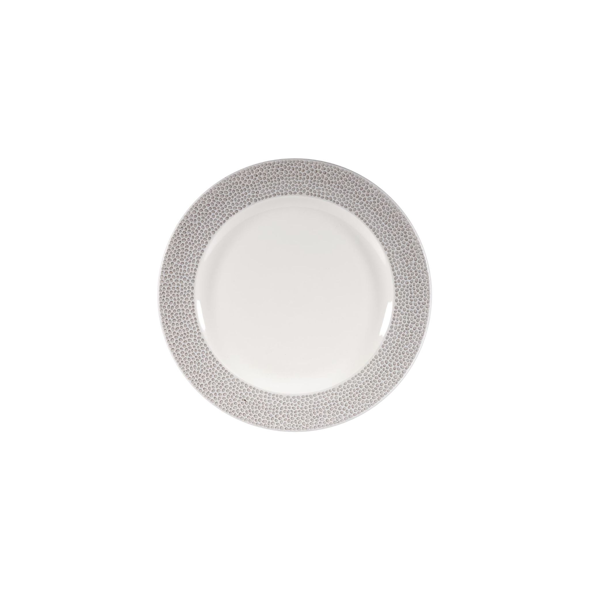 Churchill Isla DY861 Footed Plates Shale Grey 276mm (Pack of 12)