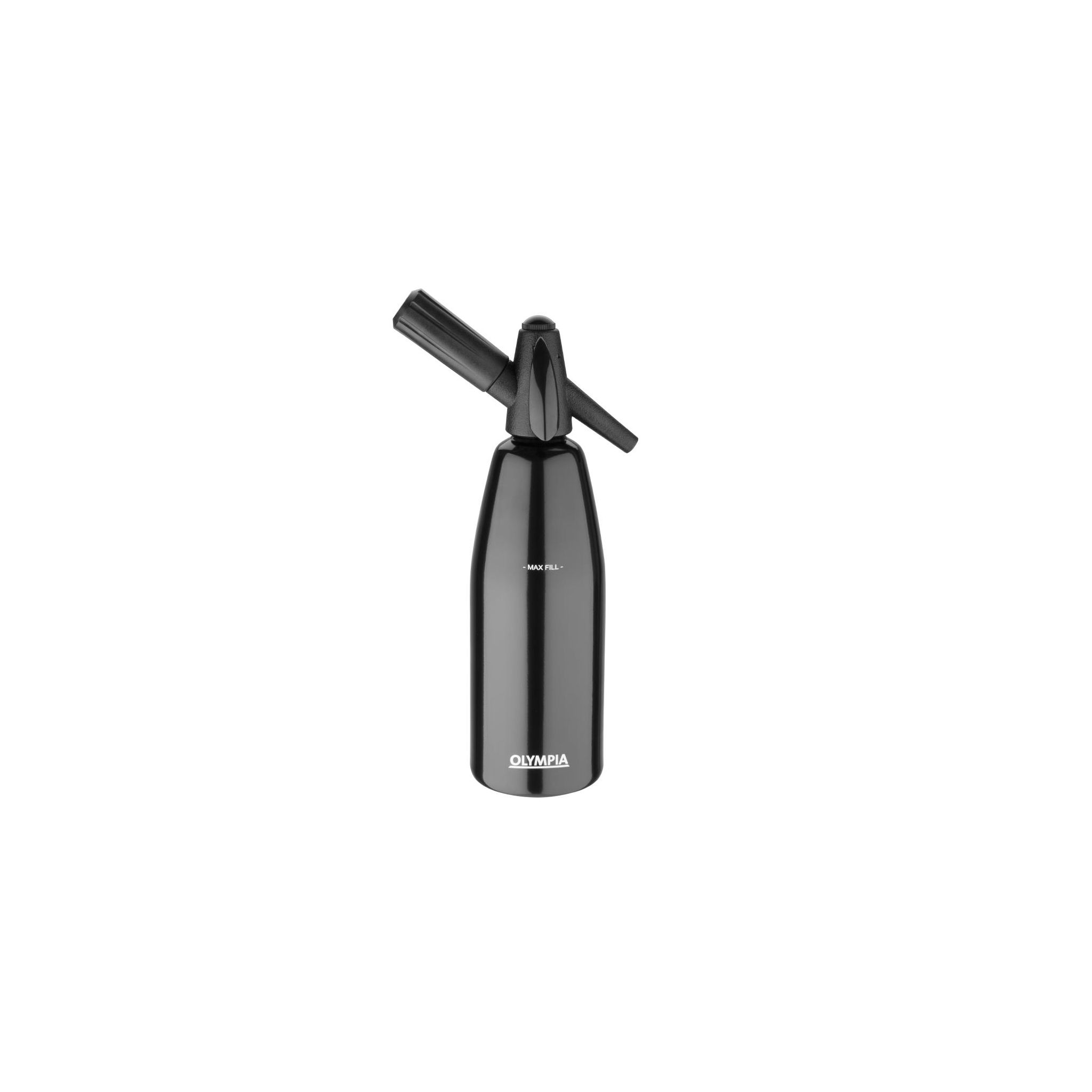 Olympia CE341 Soda Siphon Black 1Ltr