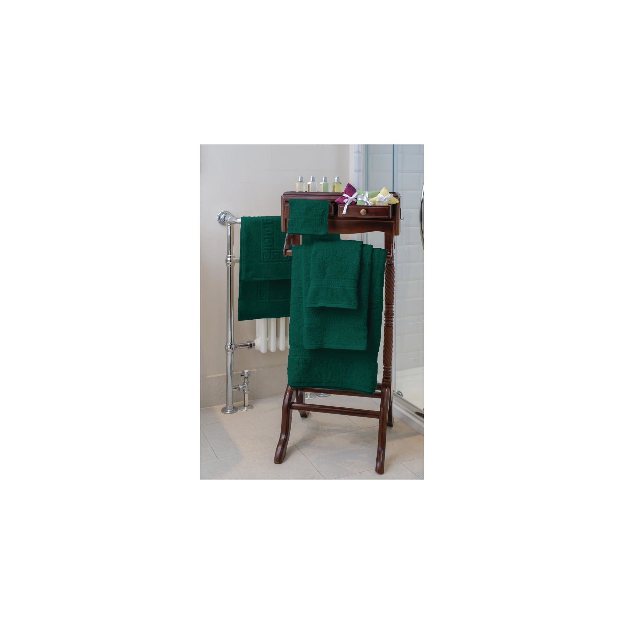 Mitre Essentials Nova GW361 Bath Sheet Dark Green