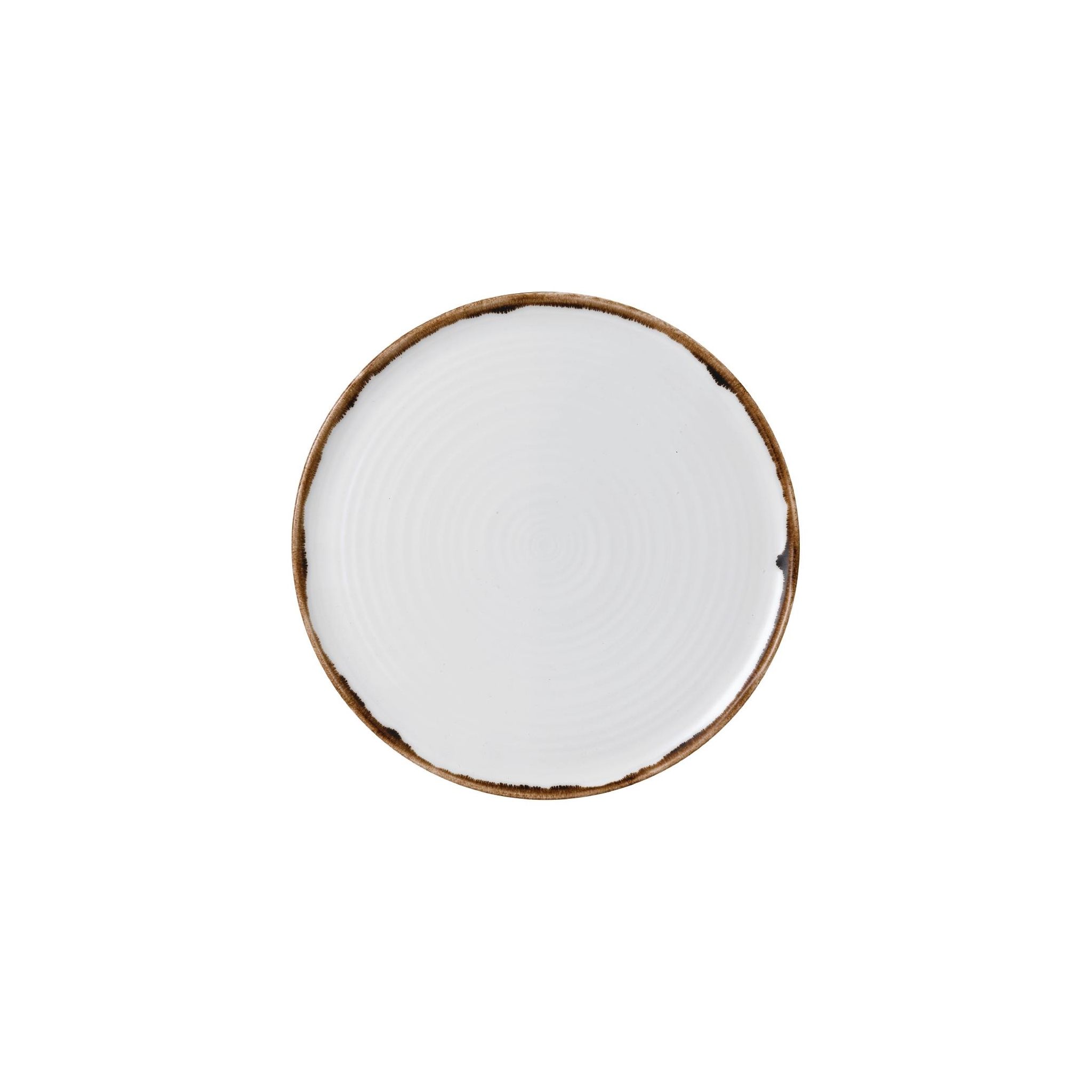 Dudson Harvest FR081 Natural Organic Coupe Flat Plate 317mm (Pack of 6)