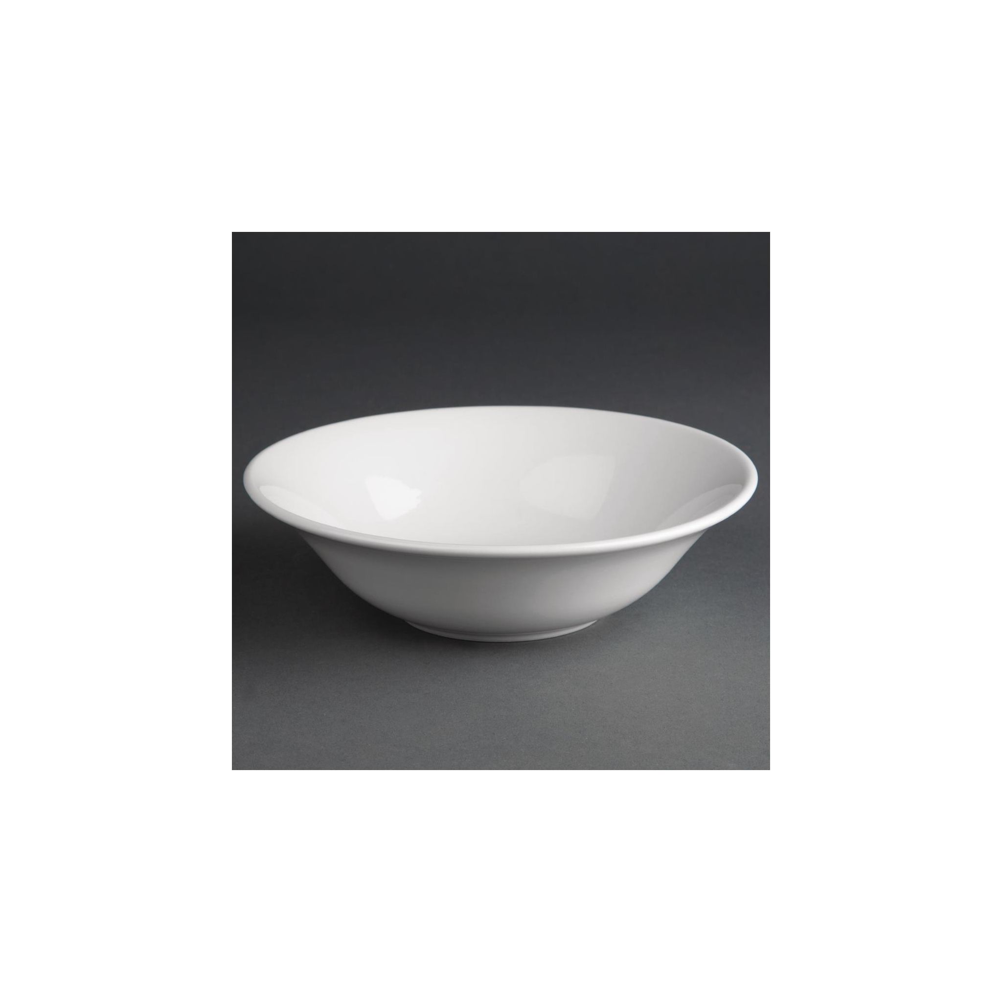 Olympia Athena CC213 Oatmeal Bowls White 360ml (Pack of 12)