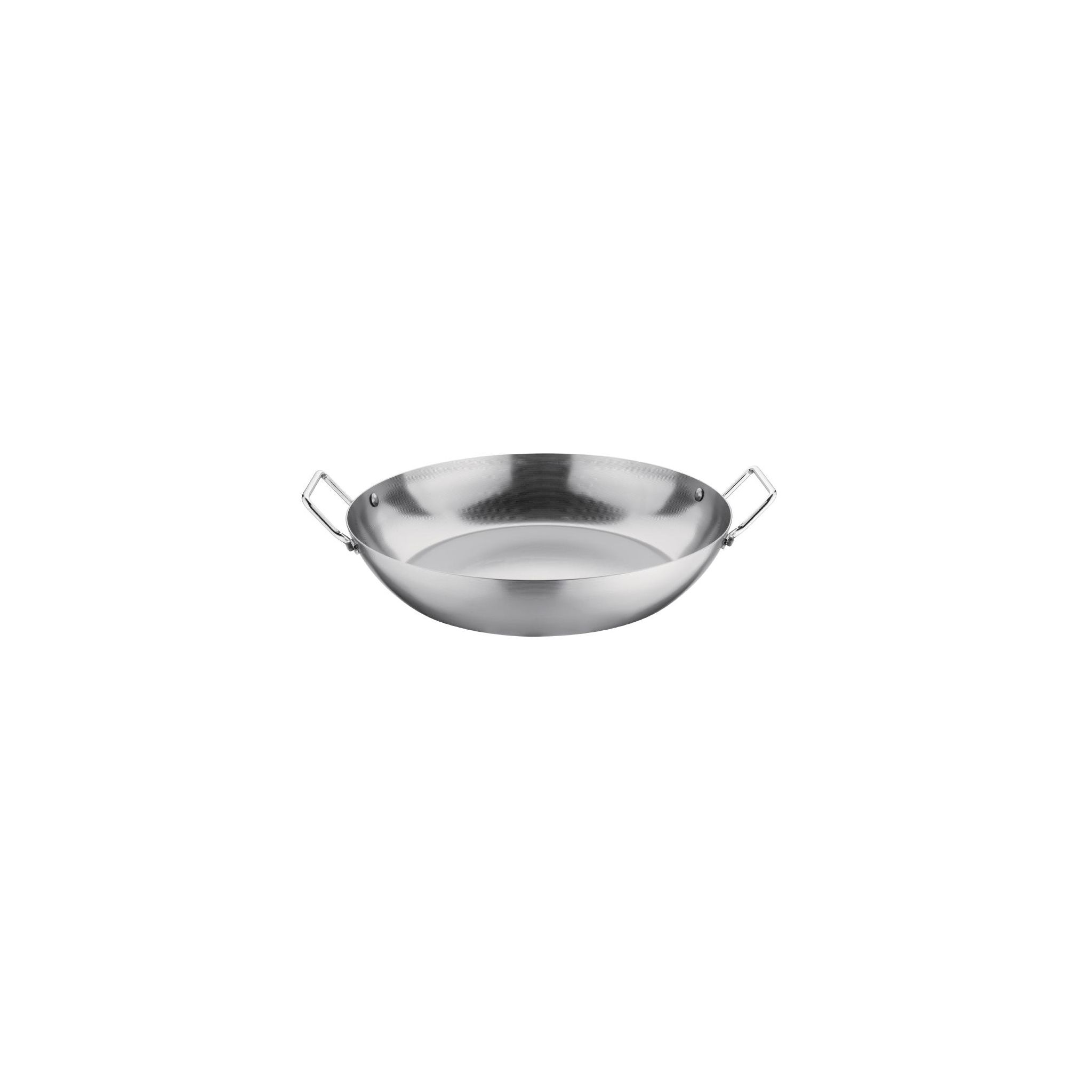 Vogue GD073 Carbon Steel Paella Pan 382mm