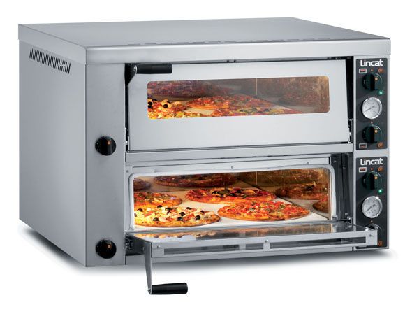 Lincat PO430 2 8 x 12 Electric Countertop Twin Deck Pizza Oven