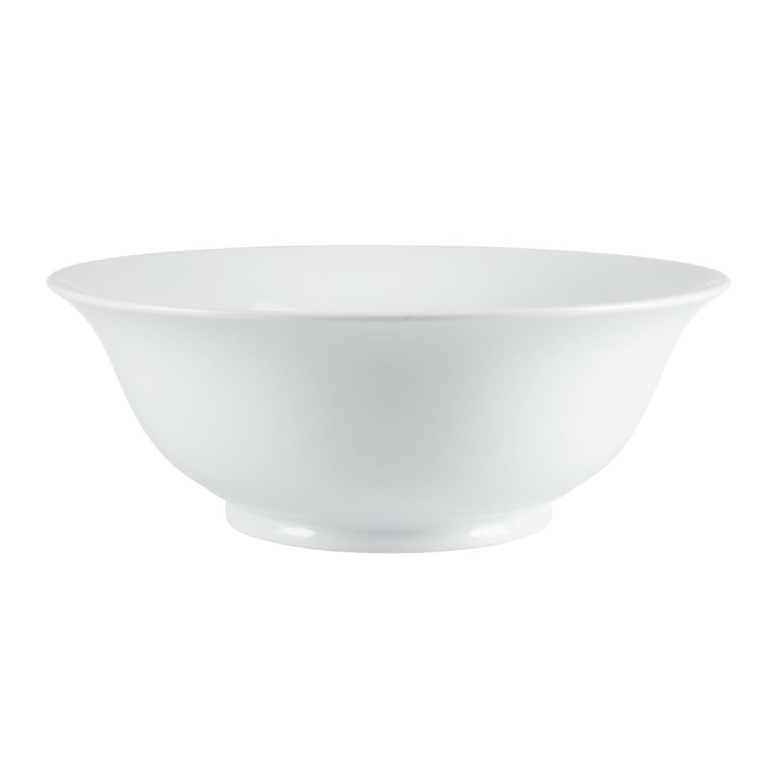 Olympia Whiteware C464 Serving Platters Large Salad Bowl 330mm Catering Appliance Superstore