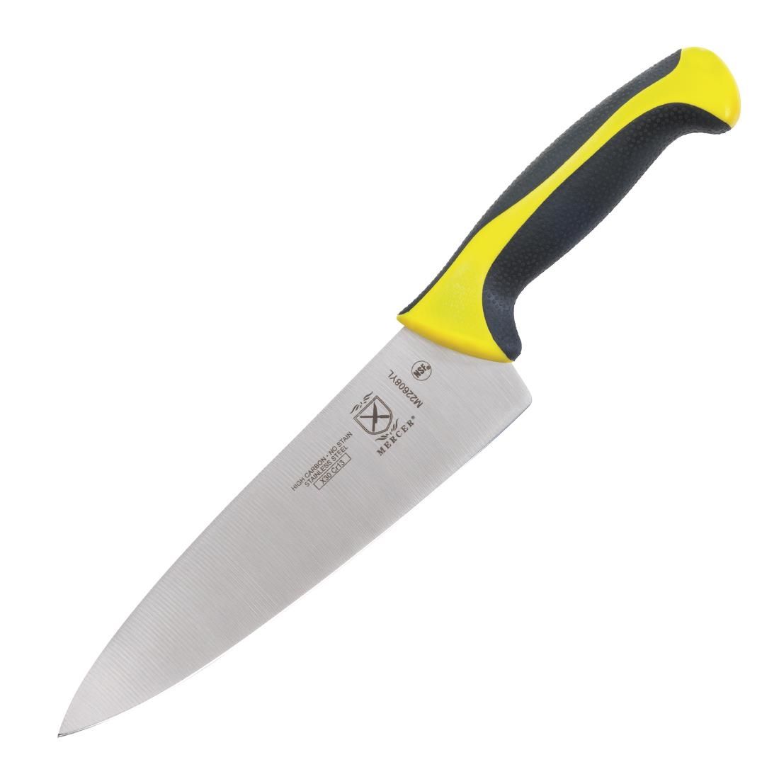 Mercer Culinary Millennia FW723 Chefs Knife Yellow 8" - Catering ...