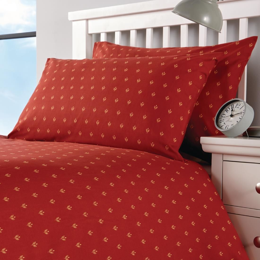 Mitre Essentials Perth HN859 Housewife Pillowcase Terracotta Housewife Catering Appliance Superstore