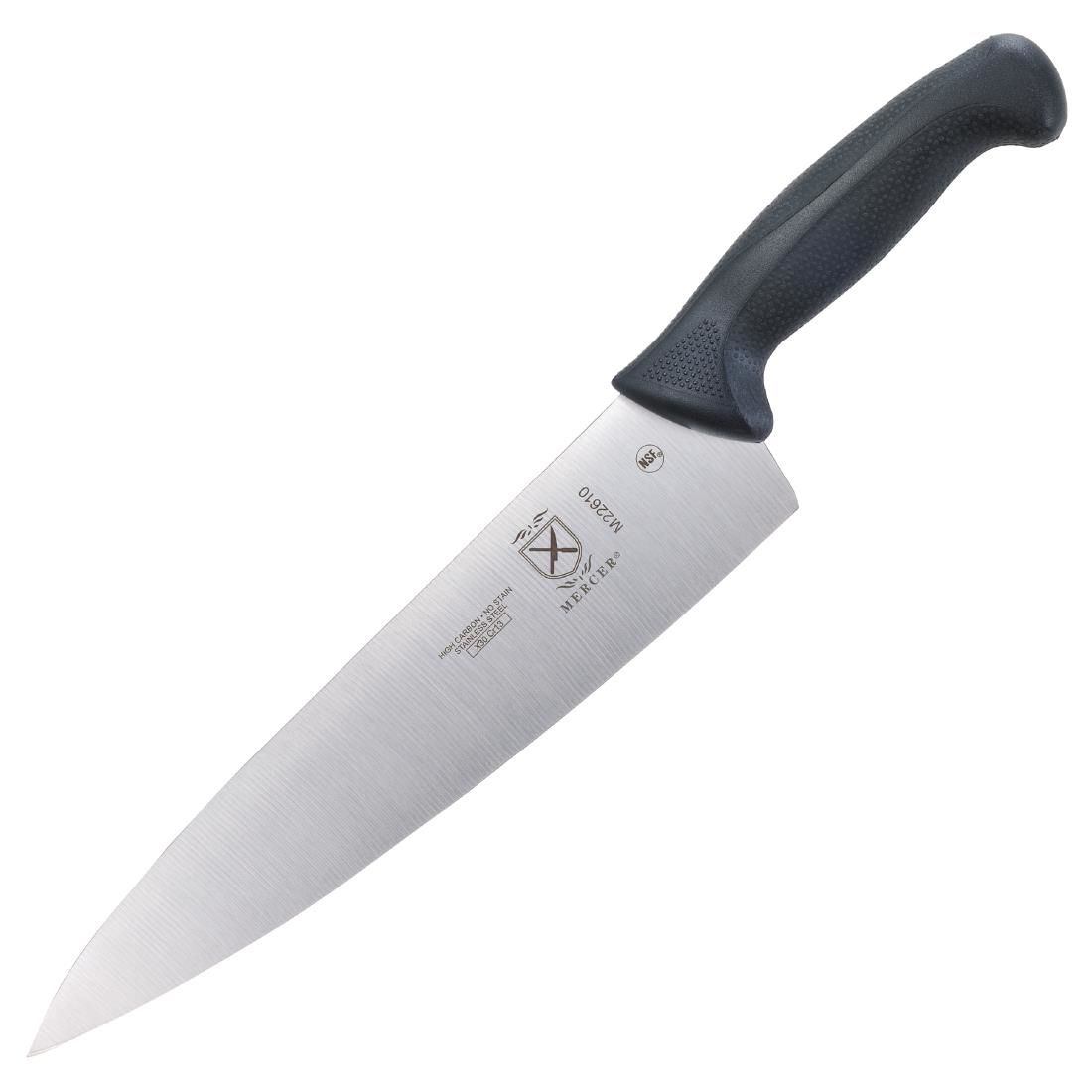Mercer Culinary Millennia FW724 Chefs Knife Black 10" - Catering ...
