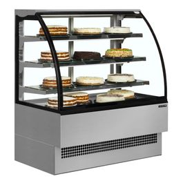 Curved Glass Patisserie Serve Over Display Counters