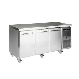 3 Door Freezer Prep Counters