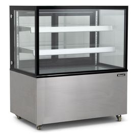 >1400mm Wide Flat Glass Patisserie Serve Over Display Counters