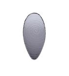 VV723 Scape Smoked Glass Oval Platters 300mm (Pack of 6)