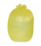 GK684 Large Medium Duty Yellow Bin Bags 80 Ltr (Pack of 200)