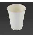 Image of LV-12 Compostable Coffee Cups Single Wall 340ml / 12oz (Pack of 1000)