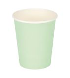 GP400 Coffee Cups Single Wall Turquoise 225ml / 8oz (Pack of 50)