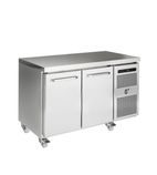 Image of F2 345 Ltr 2 Door Stainless Steel Freezer Prep Counter