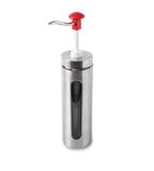 CR603 Stainless Steel Red Single Dose Pump Dispenser 30ml