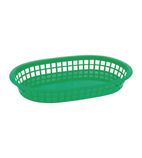 DF267 Polypropylene Food Baskets Green (Pack of 6)