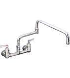 Image of AquaJet AJ-W-4DJ18L Wall Mounted 1/2" Mixer with Lever Controls & Double Jointed Spout