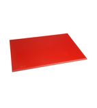 J010 High Density Red Chopping Board Standard 450x300x12mm