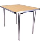DM603 Contour Folding Table Beech 3ft