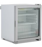 Image of CTR99 99 Ltr Countertop Single Glass Door White Display Fridge