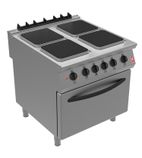 Image of F900 E9184 Electric 4 Plate Oven Range - Three Phase
