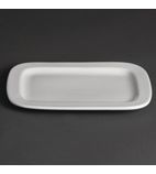 Whiteware U805 Rounded Rectangular Plates 230mm (Pack of 12)