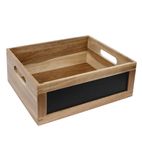 CL191 Bread Crate with Chalkboard 1/2 GN