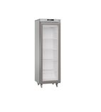COMPACT KG420R C DR G U 343 Ltr Upright Single Glass Door Stainless Steel Display Fridge